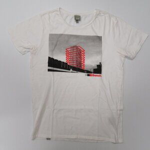 Bench Graphic Tee T-Shirt‎ Mens Small White Lifting